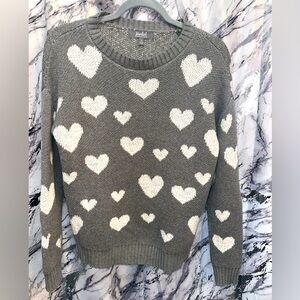 Marled by Anthropologie knit wool blend crewneck Barbiecore sweater Girlhood